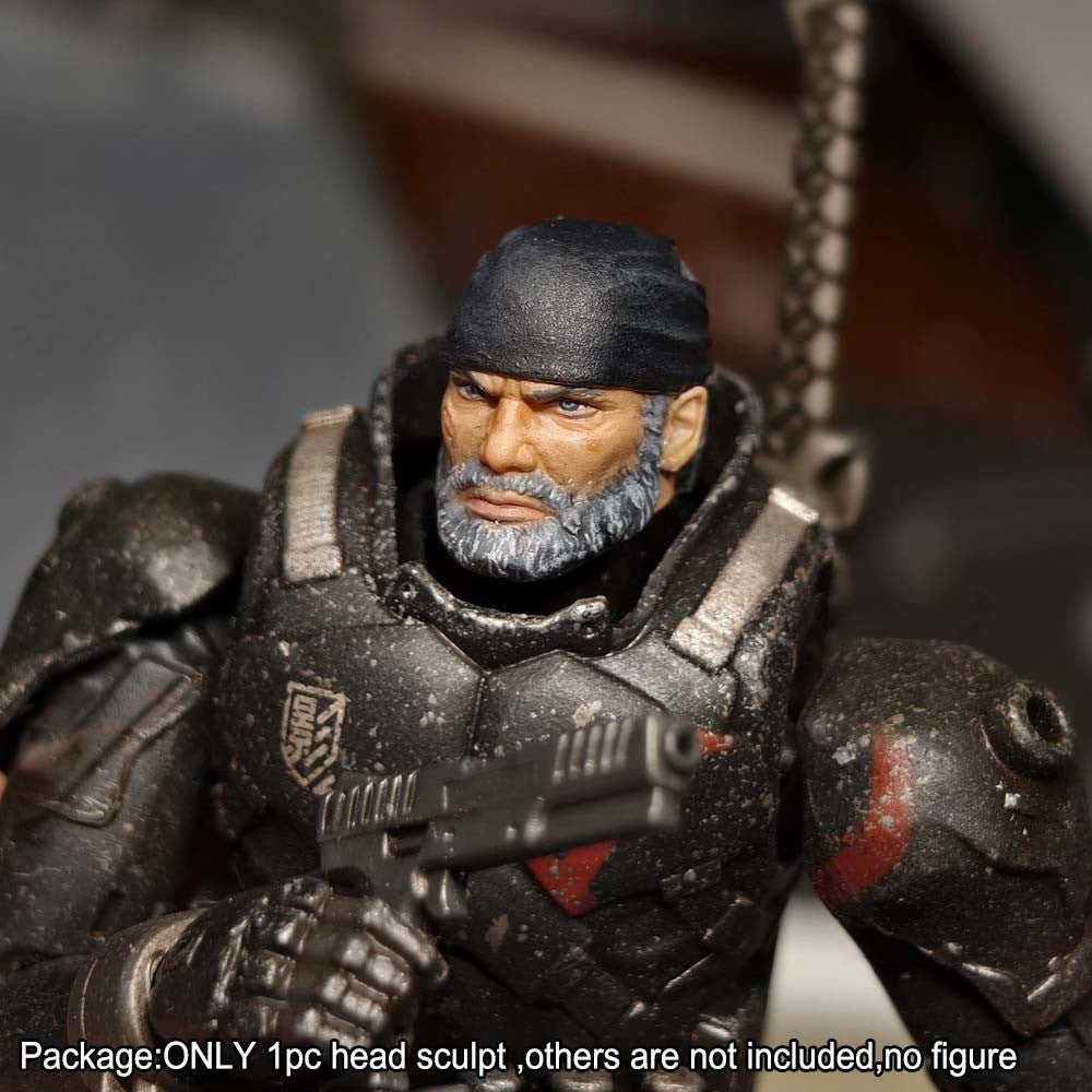 【PRE-ORDER】Premium Painted 1/18 Marcus Man Head Sculpt Model For 3.75" Acid Rain Figure