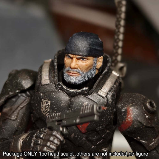 【PRE-ORDER】Premium Painted 1/18 Marcus Man Head Sculpt Model For 3.75" Acid Rain Figure