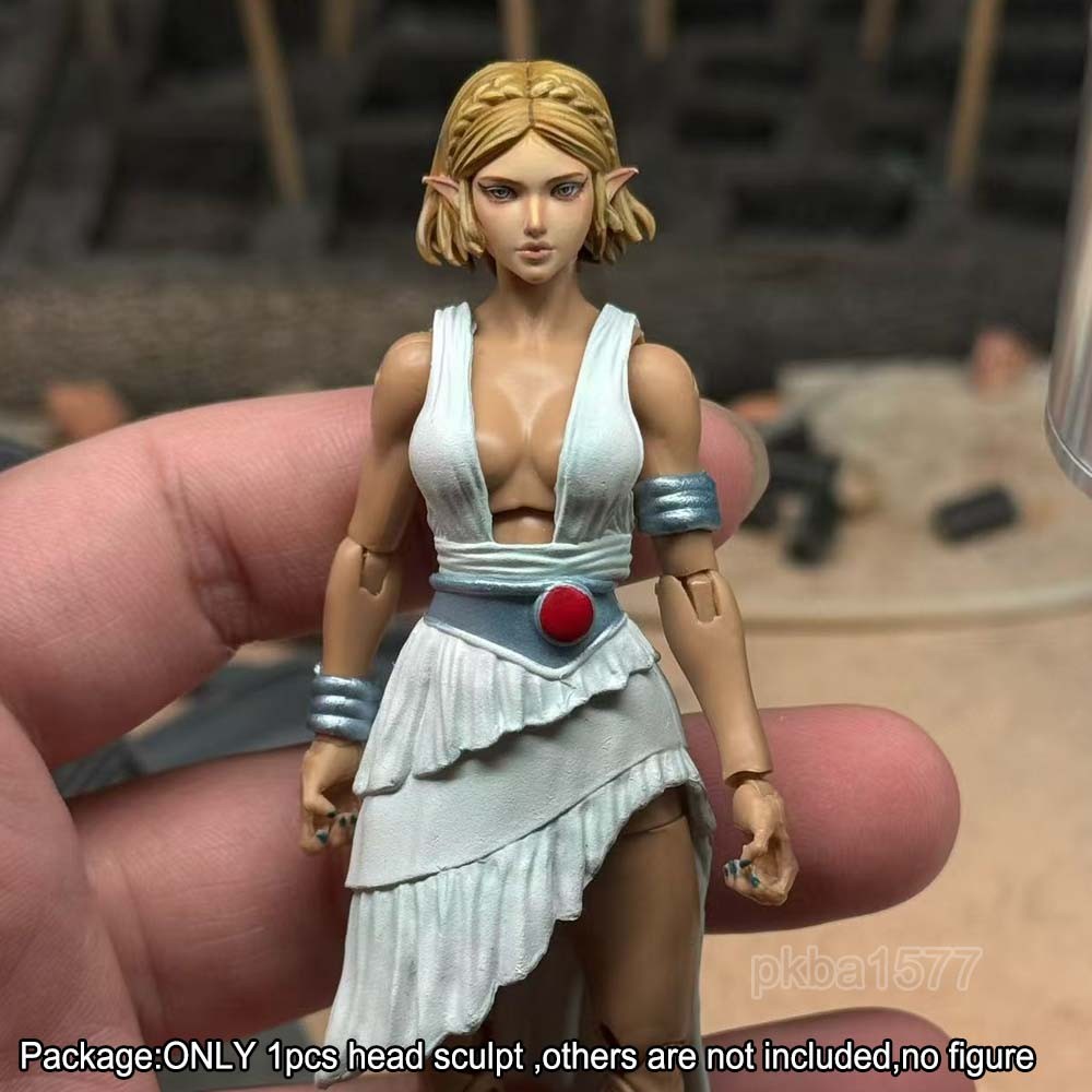 【PRE-ORDER】Premium Painted 1/18 Princess Female Head Sculpt Model For 3.75" Action Figure