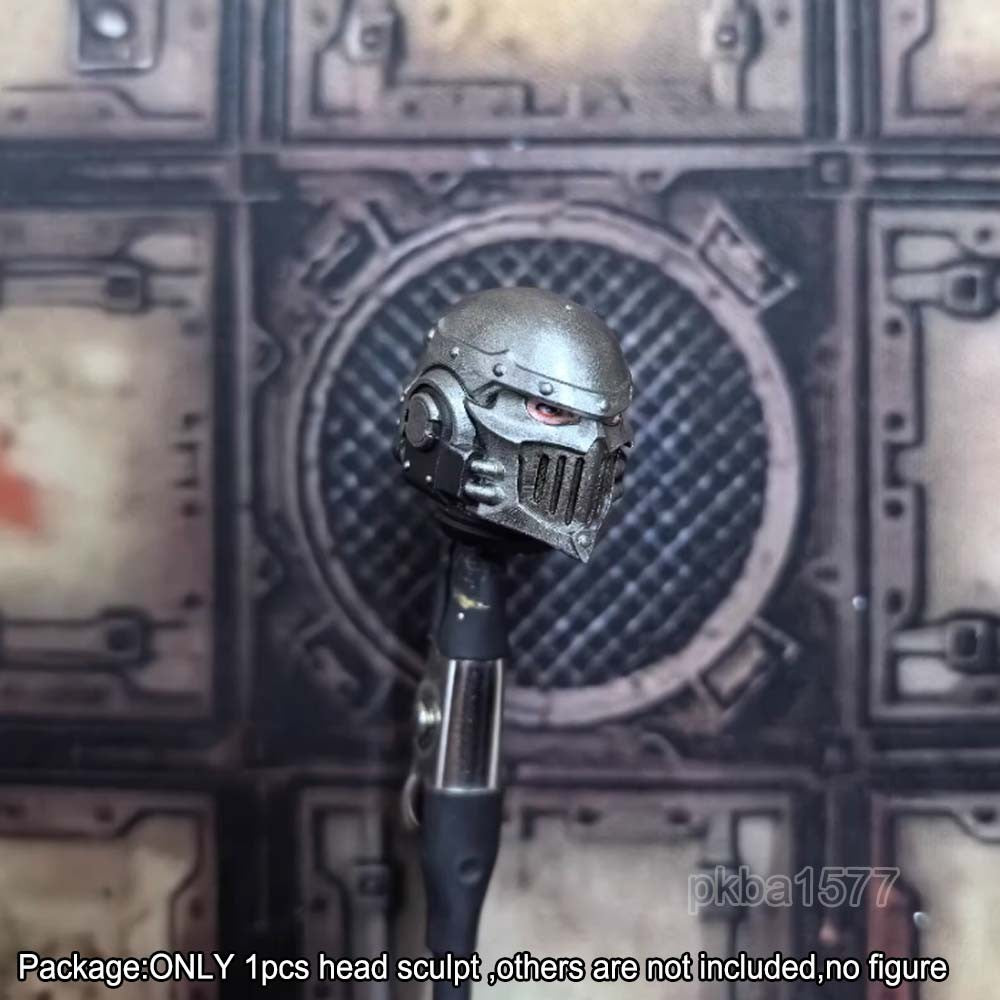 【PRE-ORDER】Premium Painted 1/18 Man Head Sculpt Model For DIY Joytoy Iron Warrior Figure