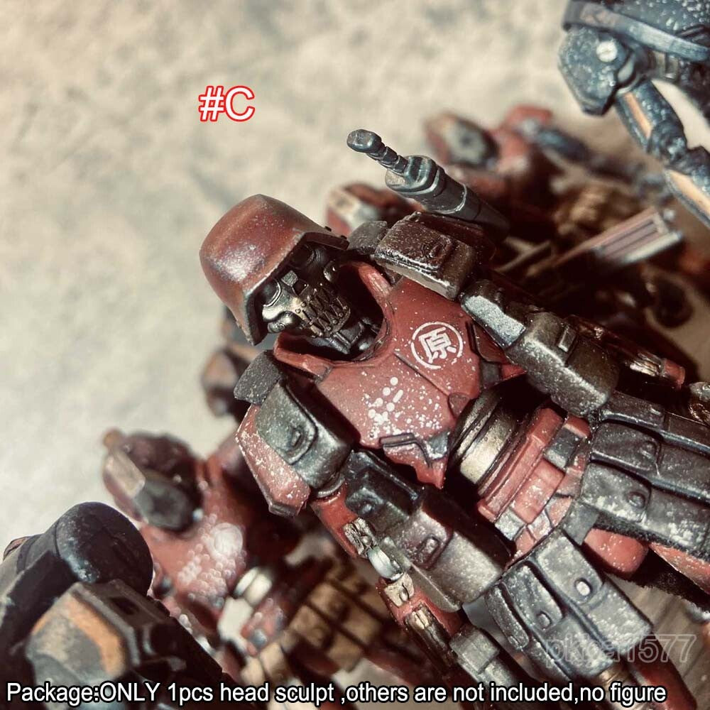 【PRE-ORDER】Premium 1/18 abaddon mask Head Sculpt Sodlier Head For 3.75" Acid Rain Figure