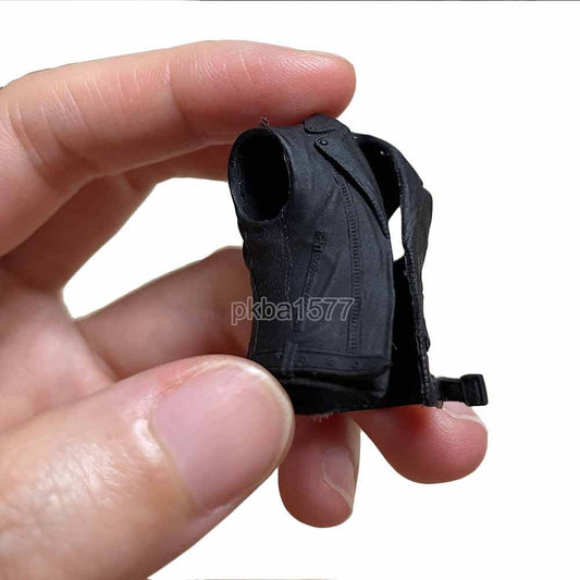 Cool Black 1/18 Vest Waistcoat Coat For 3.75" Acid Rain Joytoy Figure Accessory