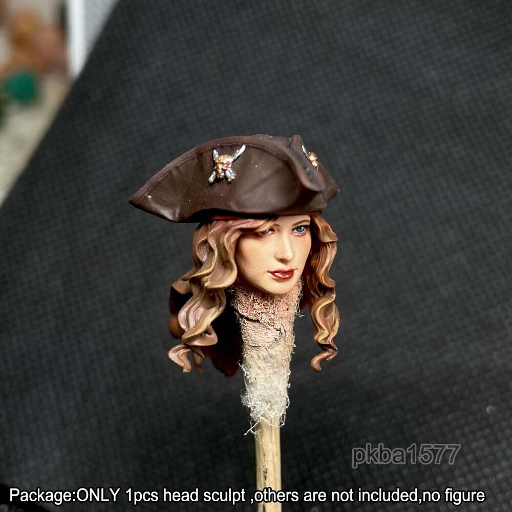 【PRE-ORDER】Premium 1/18 Long Hair Beauty Female Head Sculpt Soldier Head For 3.75" Figure