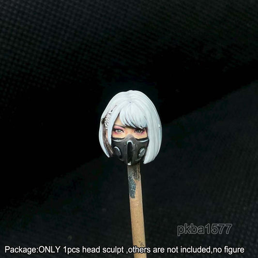 【PRE-ORDER】Premium 1/18 Haizhua Female Head Sculpt Model For 3.75" Joytoy Sister Figure