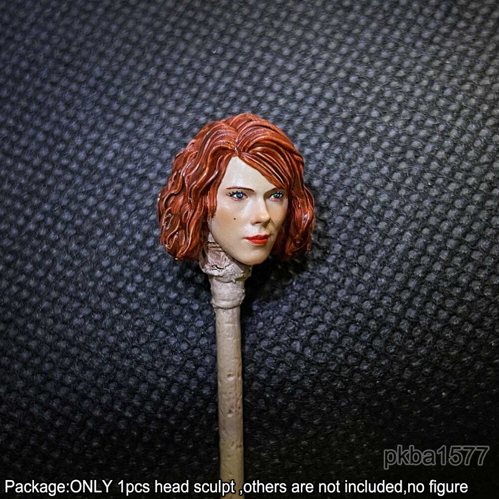 【PRE-ORDER】Premium 1/18 Black Widow Woman Head Sculpt Soldier Female Head For 3.75" Figure