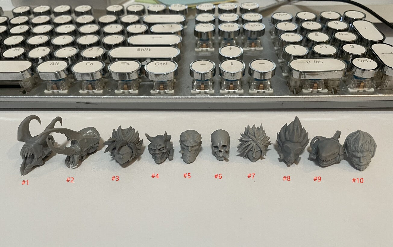 Unpainted 1/18 Man Insect Head Sculpt Head Model For 3.75'' Action Figure