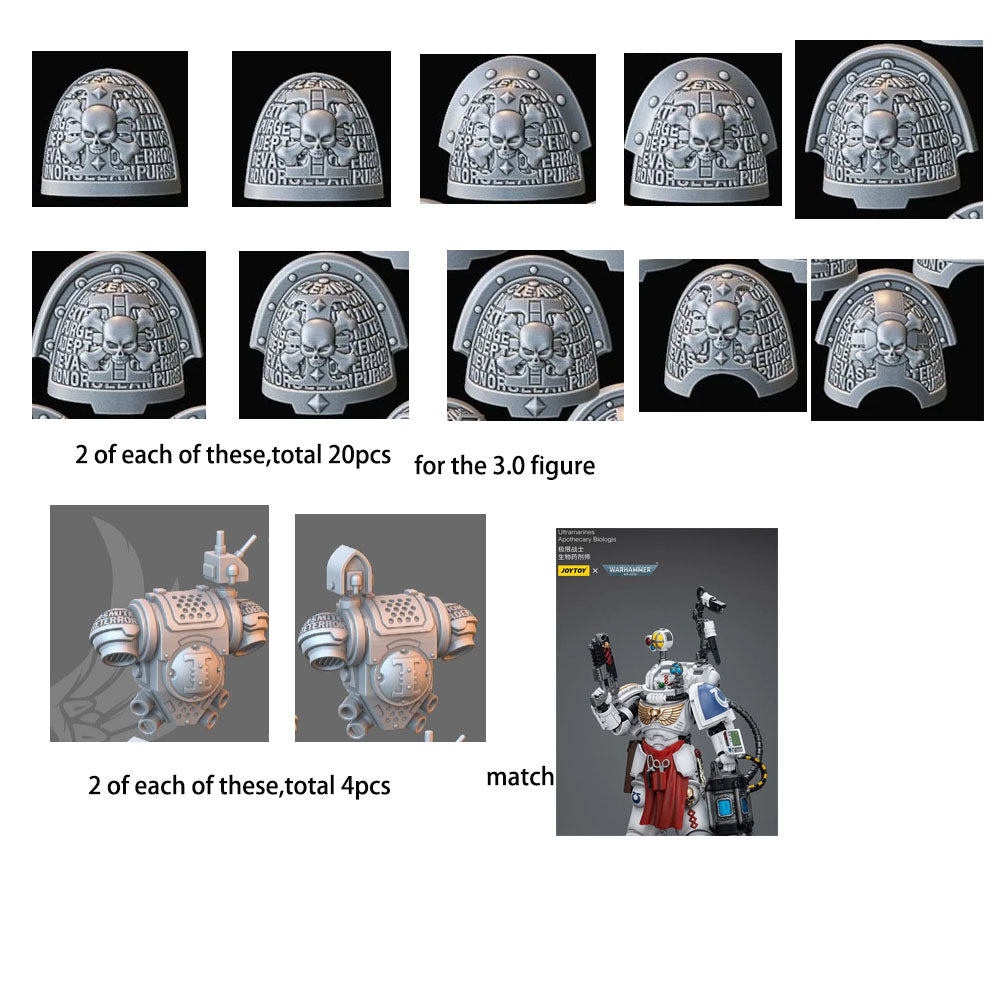 24pcs Custom Unpainted Figure Kits