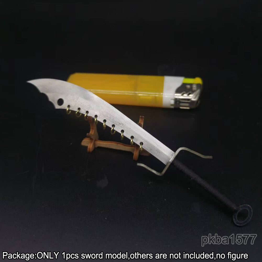 【PRE-ORDER】Handmade Cool 1/18 Metal Nine Ring Knife Sword Weapon Model For 3.75'' Figure