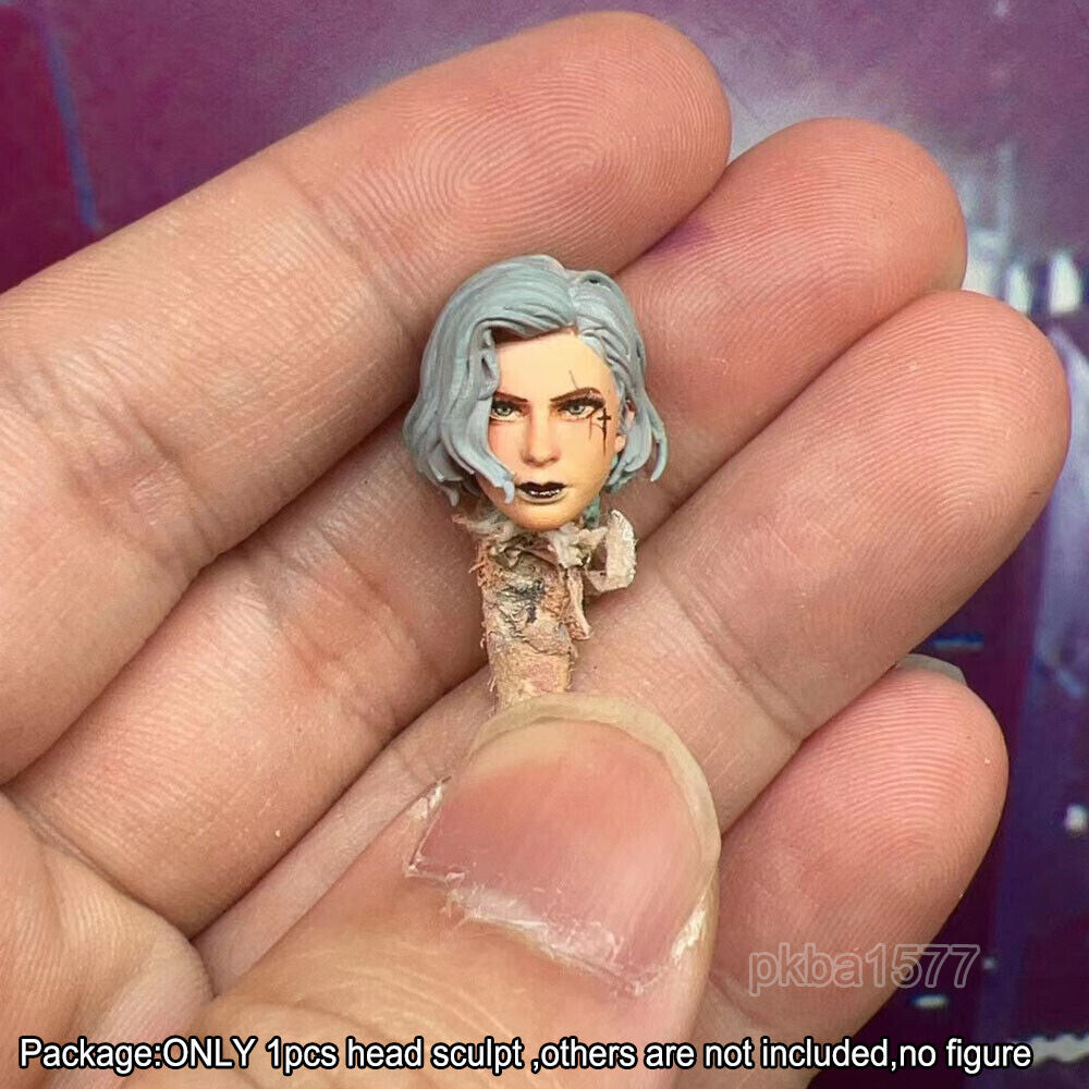 【PRE-ORDER】New Premium 1/18 Bad Female Head Sculpt Soldier Head For 3.75" Action Figure