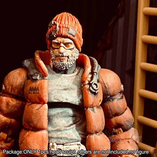 【PRE-ORDER】Delicate Painted 1/18 Man Head Sculpt Soldier Head For 3.75'' Acid Rain Figure