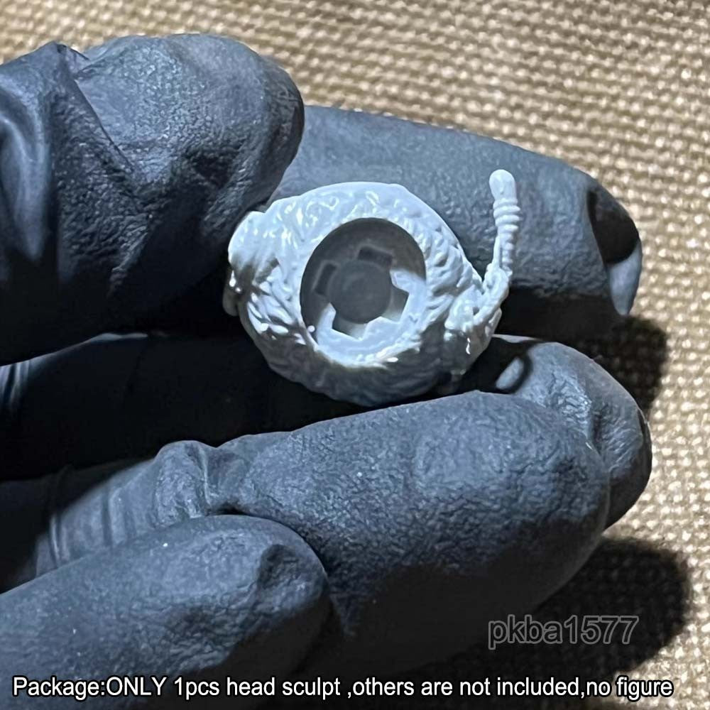 Unpainted 1/18 Cartoon Head Sculpt Model For 3.75 Acid Rain Joytoy Action Figure