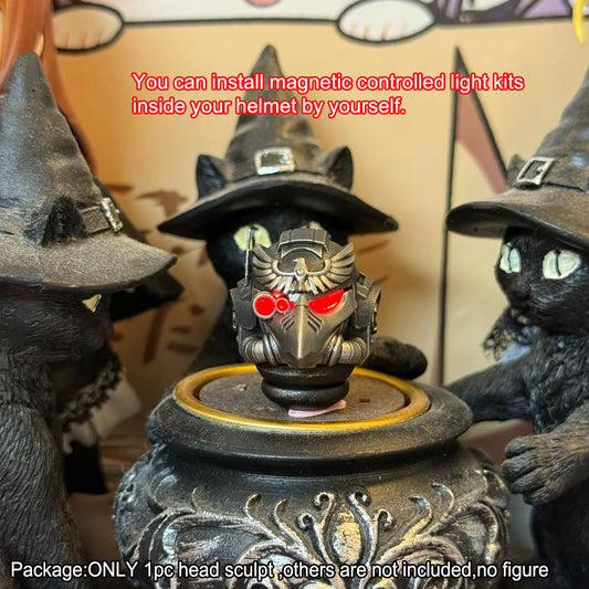 【PRE-ORDER】Premium Painted Man Helmet Figure Head Sculpt For joytoy Warhammer 40k Figure Primarch of the XIX Legion