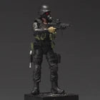 1/18 Scale Hunk Man Military Action Figure Set: Elite Soldier Collectible Toy