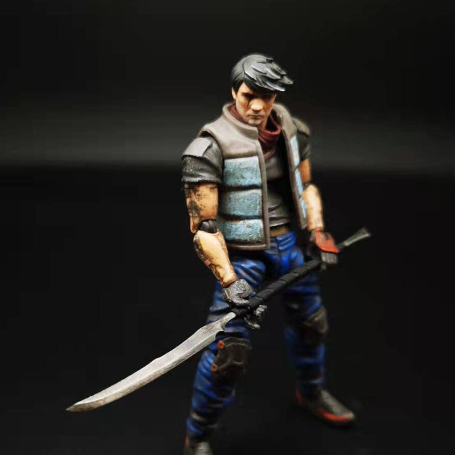 Handcrafted 1/18 Metal Long Sword for Joytoy Acid Rain Figure
