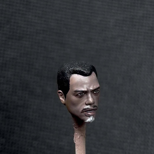 Premium 1/18 Old Man Soldier Head Sculpt for DIY Figures