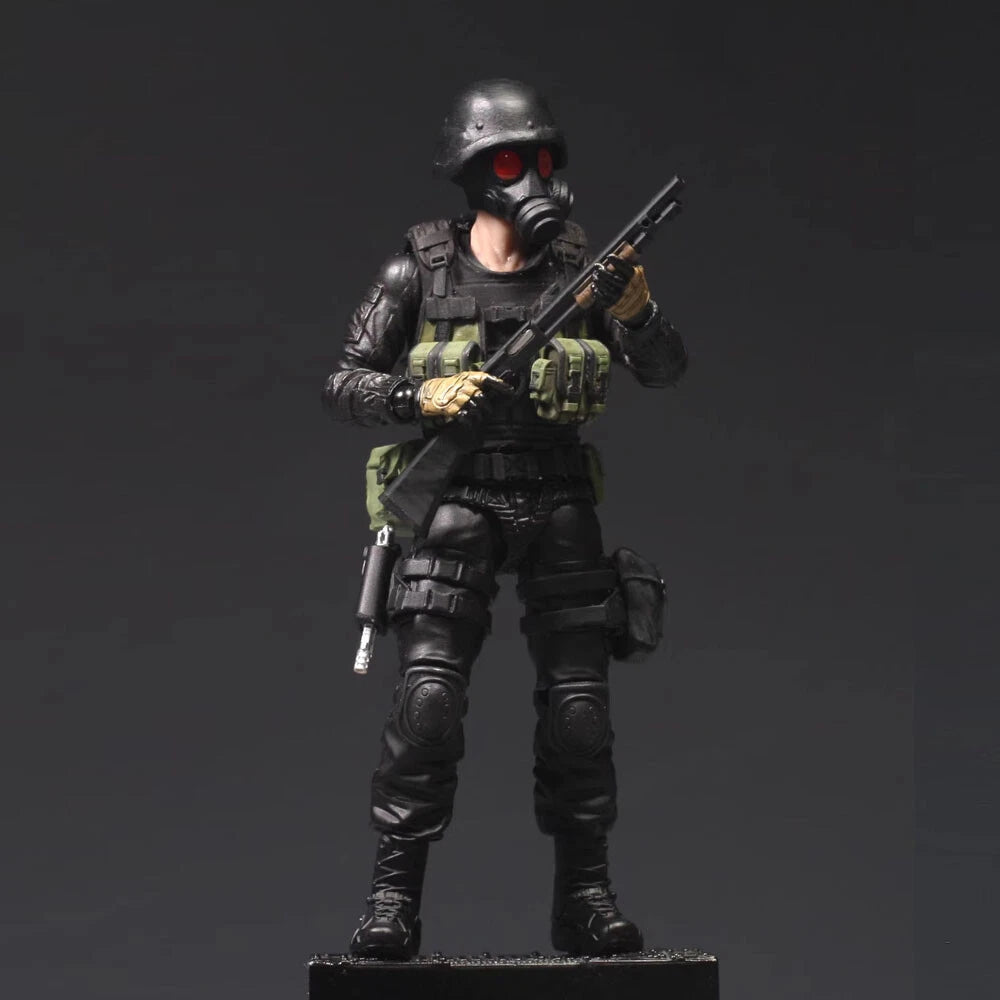 1/18 Scale Hunk Man Military Action Figure Set: Elite Soldier Collectible Toy