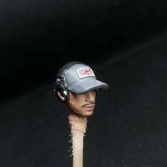 Exquisite Painted 1/18 Gaz Man Head Sculpt for 3.75-inch Action Figures