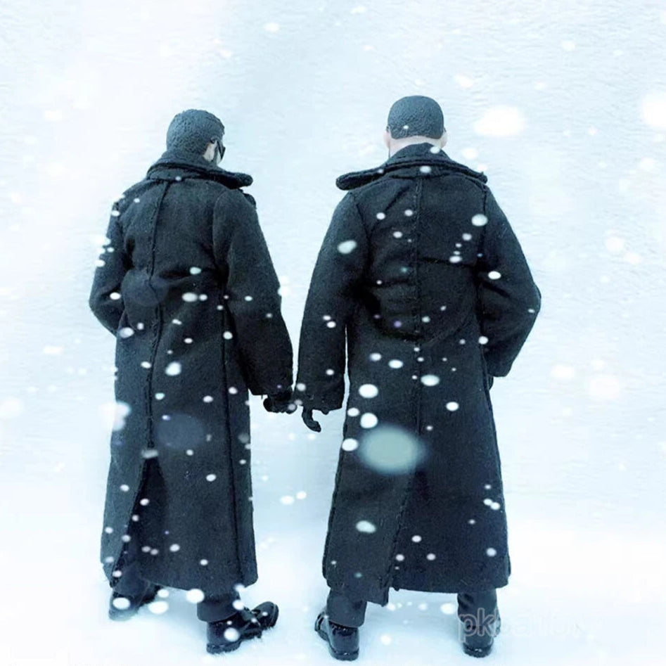 Handmade 1/18 Scale Jacket Coat for 3.75" Male Action Figure