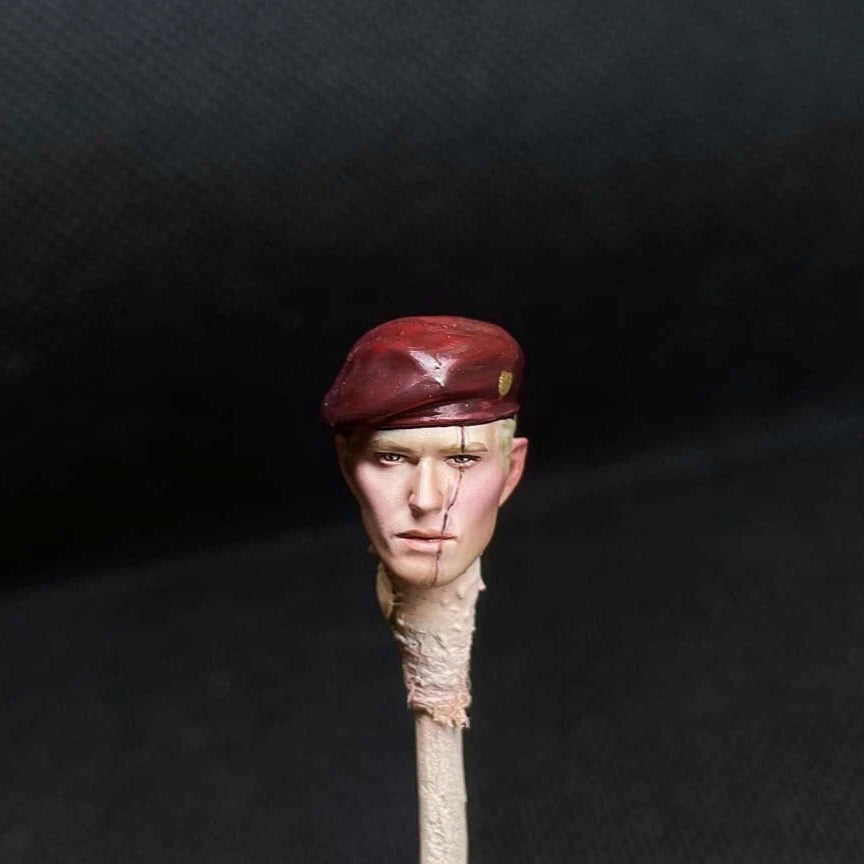 Premium 1/18 Man Head Sculpt for DIY 3.75" Action Figure