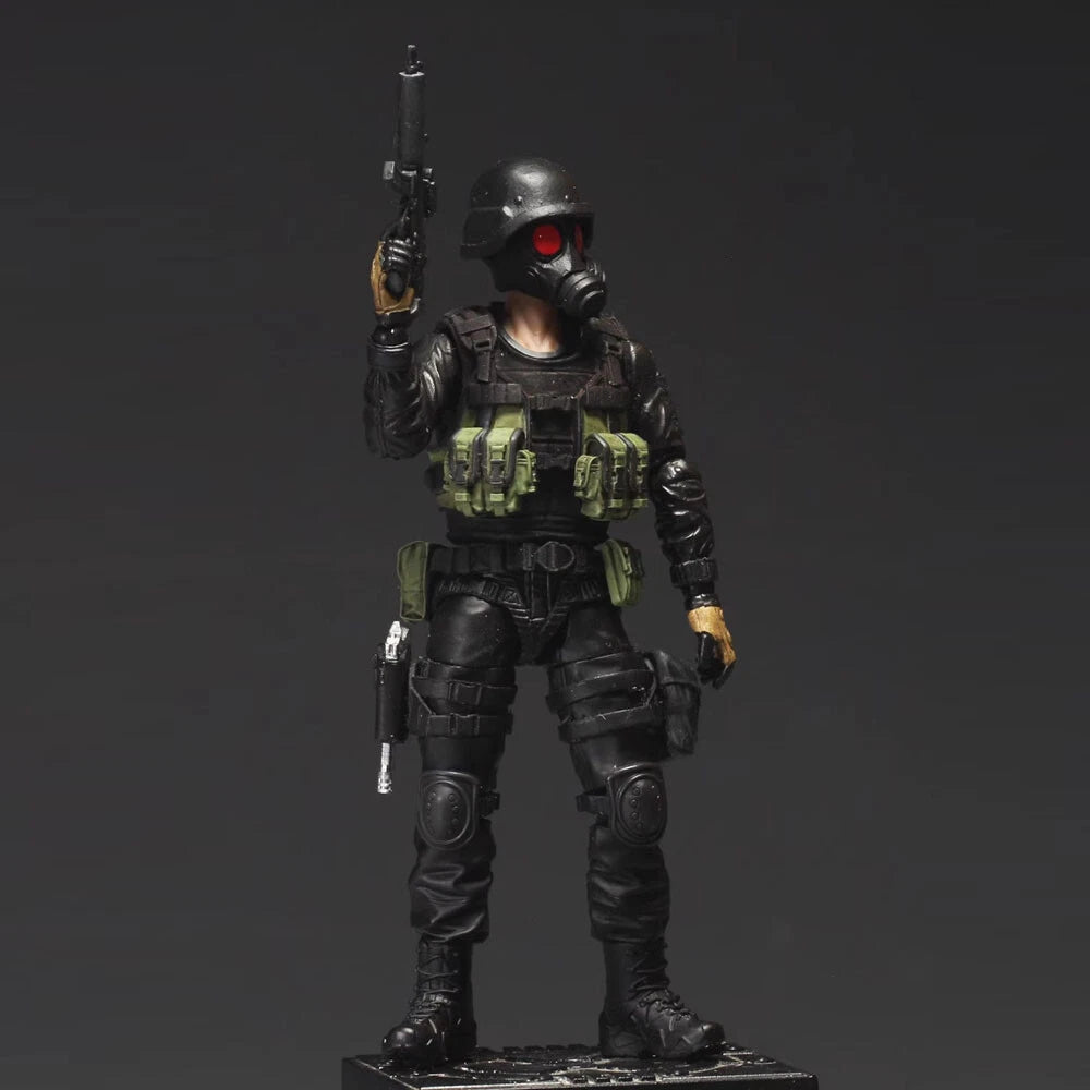 1/18 Scale Hunk Man Military Action Figure Set: Elite Soldier Collectible Toy