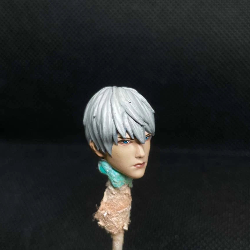 Premium Painted 1/12 Man Head Sculpt for Action Figures