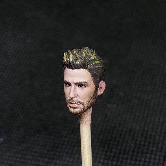 Premium 1/18 Scale Man Soldier Head Sculpt for Action Figures