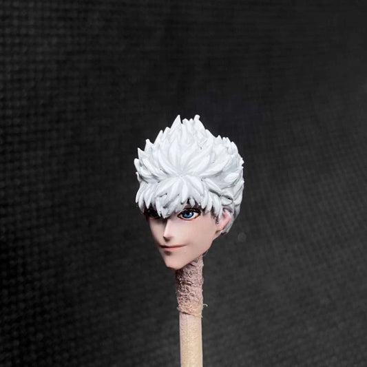 Delicate Painted 1/18 Anime Male Head Sculpt for 3.75" Action Figures