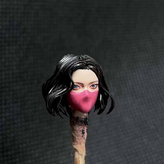 Premium 1/18 Scale Short Hair Girl Head Sculpt