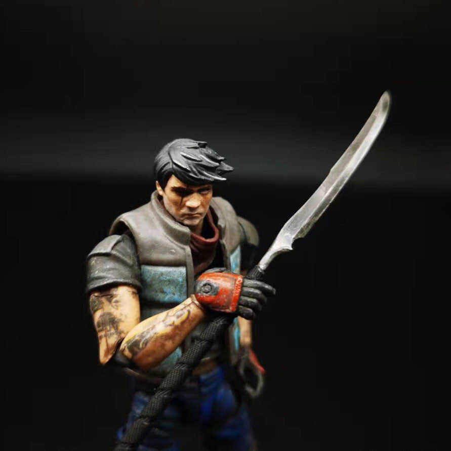 Handcrafted 1/18 Metal Long Sword for Joytoy Acid Rain Figure