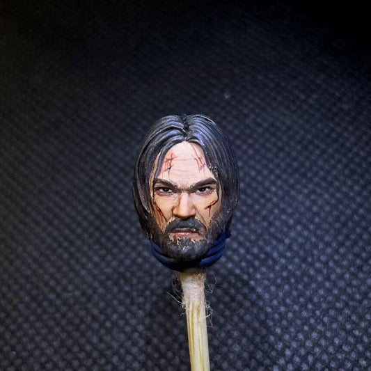 Premium 1/18 Blood Man Head Sculpt for 3.75" Figure Joytoy Ultramarine