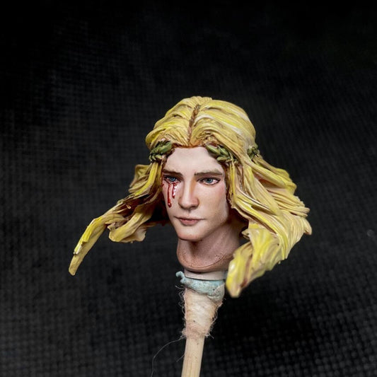 Premium Blood Angels Sanguinius Head Sculpt for Joytoy Figure