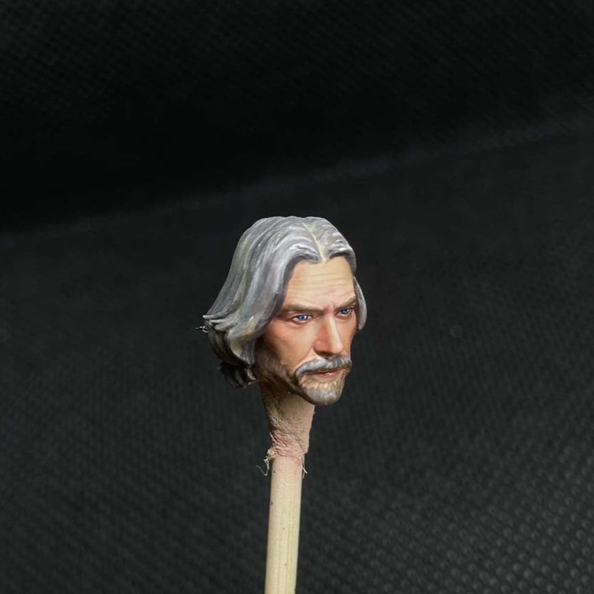 Premium 1/18 Scale Painted Man Head Sculpt for Action Figures