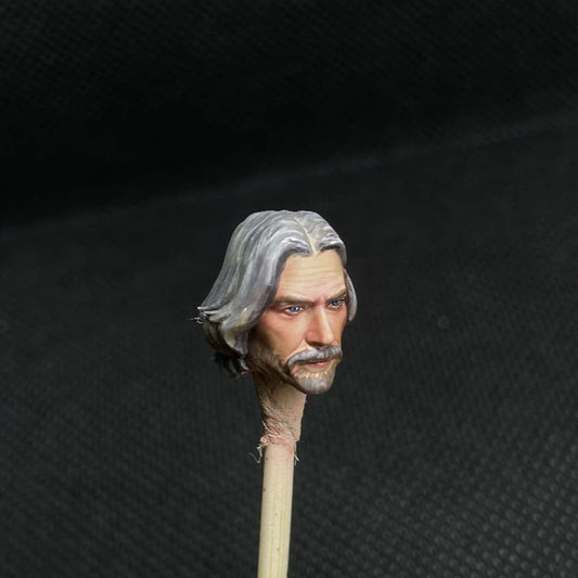 Premium 1/18 Scale Painted Man Head Sculpt for Action Figures