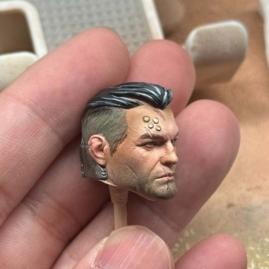 Premium 1:18 Scale Titus Man Head Sculpt for Joytoy Ultramarines