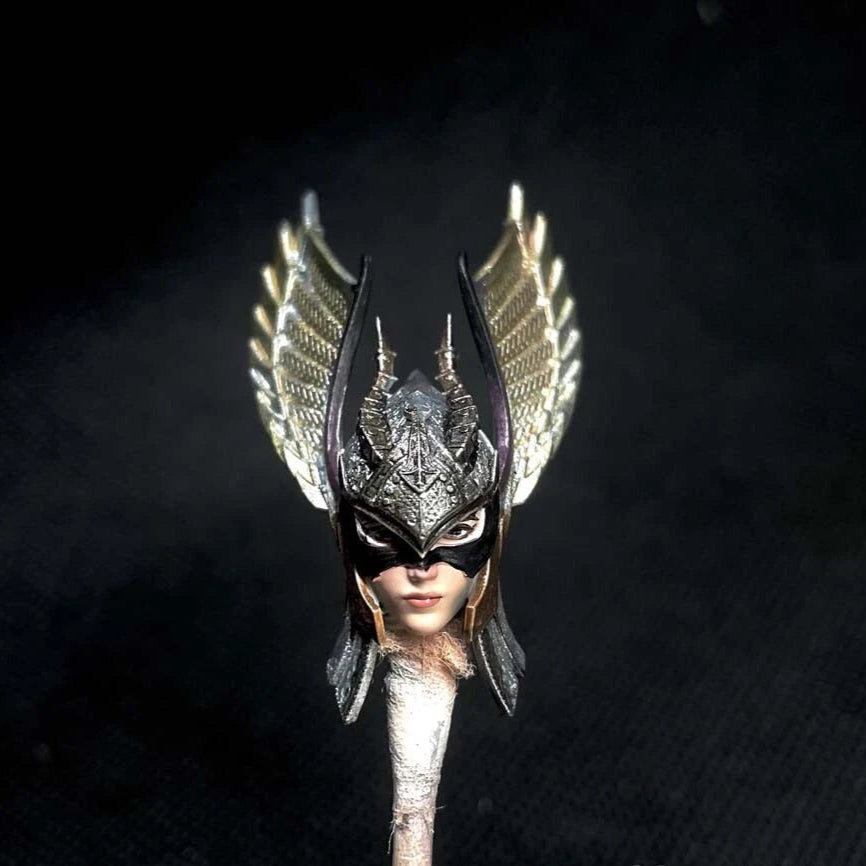 Premium 1/18 Female Angel Head Sculpt for 3.75" Action Figure