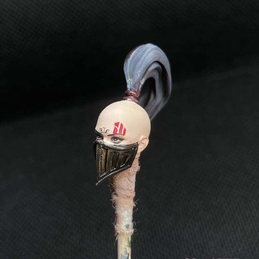 Premium 1/18 Scale Horsetail Female Head for Joytoy Silence Figure