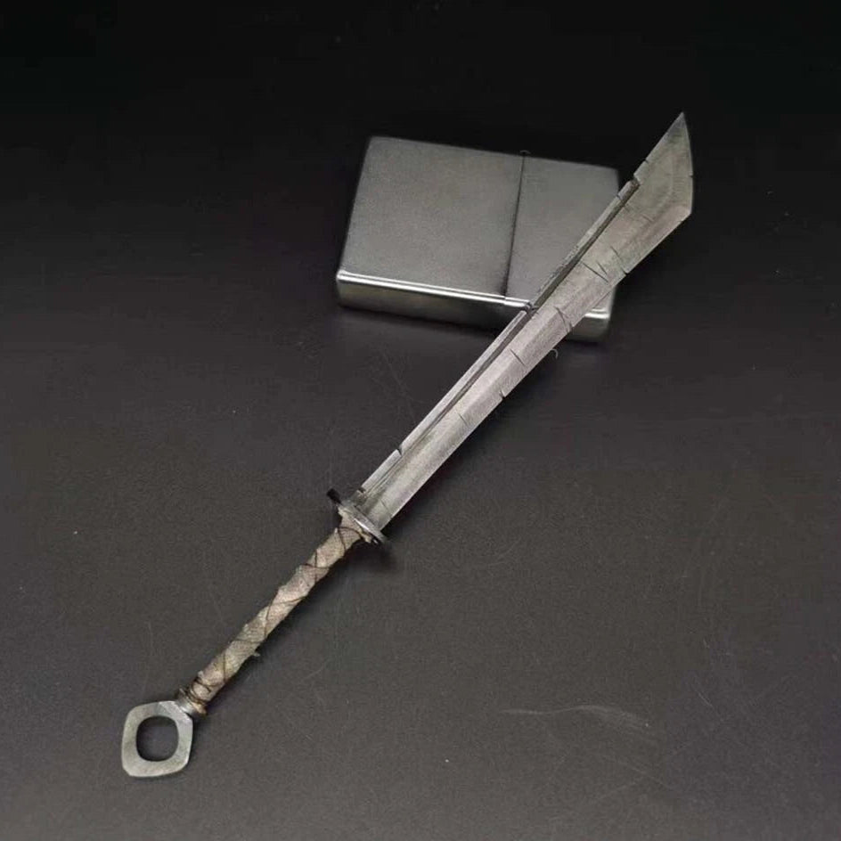 Handmade 1/12 Scale Metal Retro Big Sword for Action Figures
