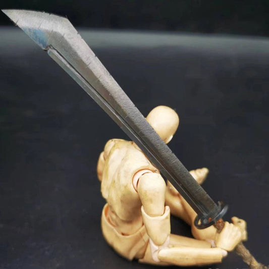 Handmade 1/12 Scale Metal Retro Big Sword for Action Figures