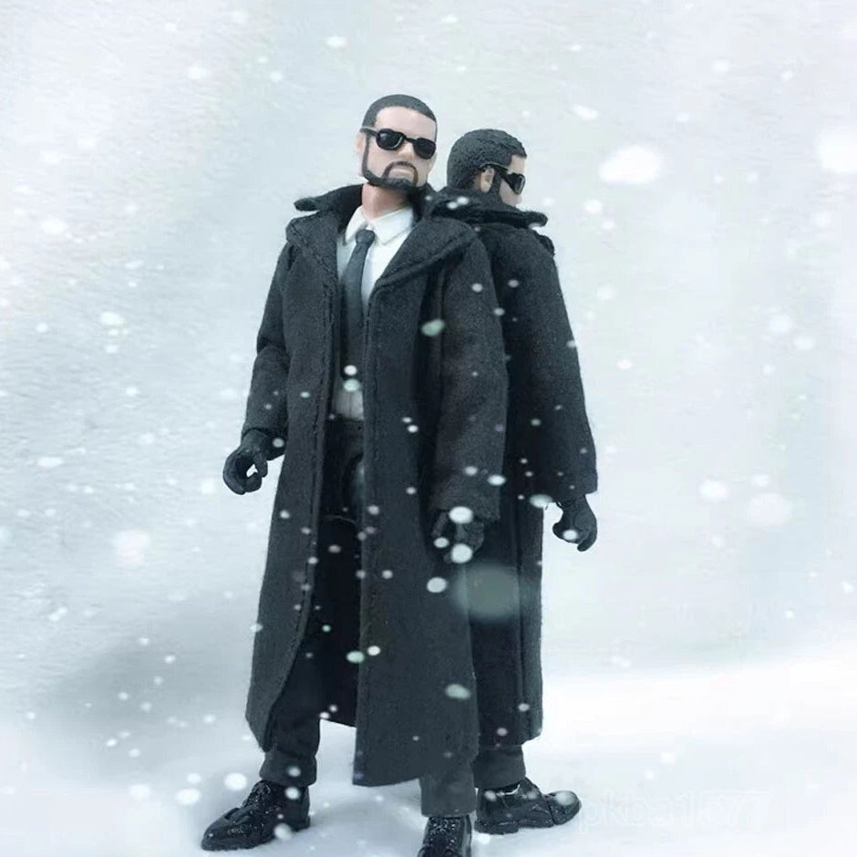 Handmade 1/18 Scale Jacket Coat for 3.75" Male Action Figure
