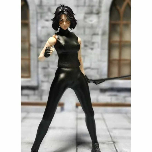 Premium Painted 1/12 Alita Female Head Sculpt for Action Figures
