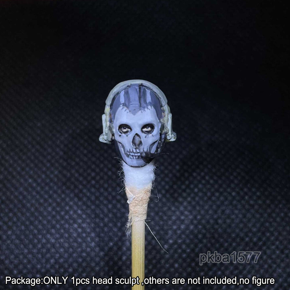 Premium 1/18 Ghost Soldier Head for Custom Action Figures