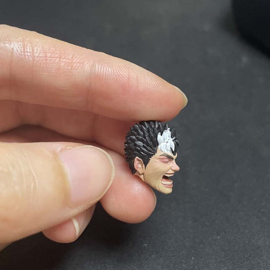 Premium 1/18 Scale Light Blue Eye Man Head Sculpt