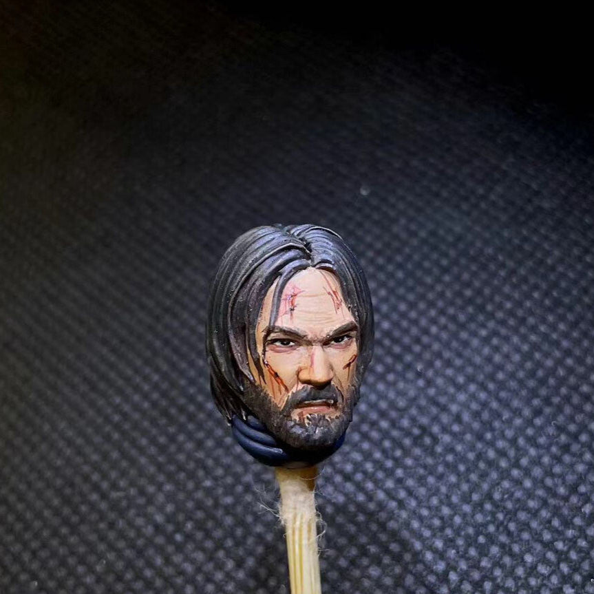 Premium 1/18 Blood Man Head Sculpt for 3.75" Figure Joytoy Ultramarine