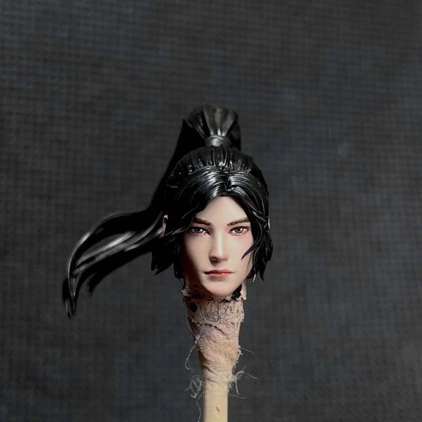 Premium 1/18 Long Hair Ancient Man Head Sculpt