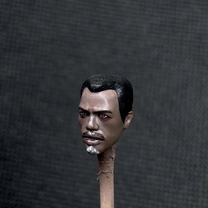 Premium 1/18 Old Man Soldier Head Sculpt for DIY Figures