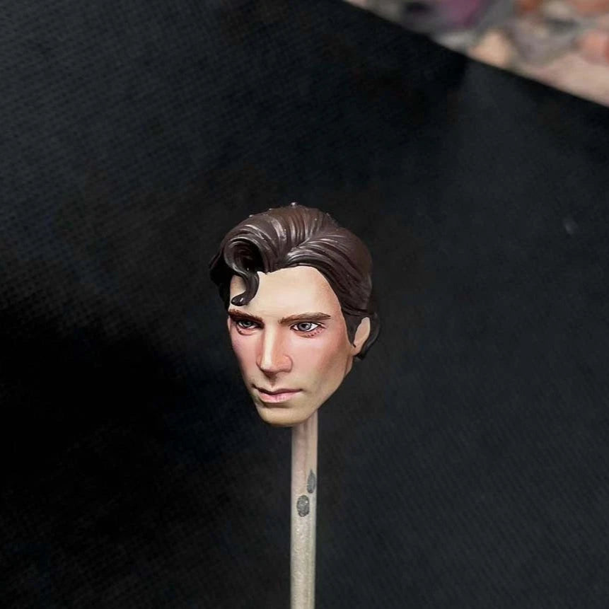 Premium 1/10 Scale Painted Man Head for 7" Action Figure