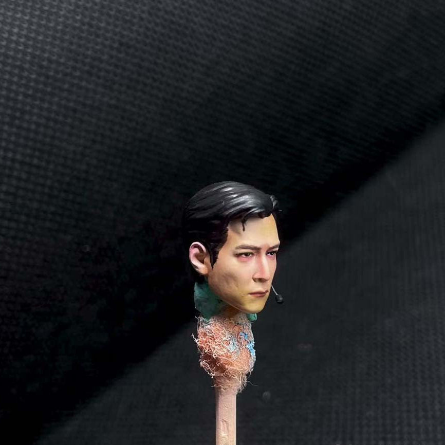 Premium 1/18 Daniel Wu Man Head Sculpt Head Model For 3.75" Action Figure Joytoy