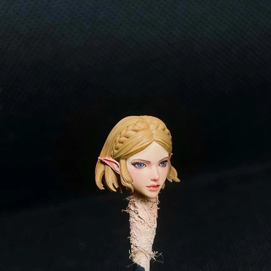 Premium 1/18 Scale Female Head Sculpt for 3.75-inch Action Figures