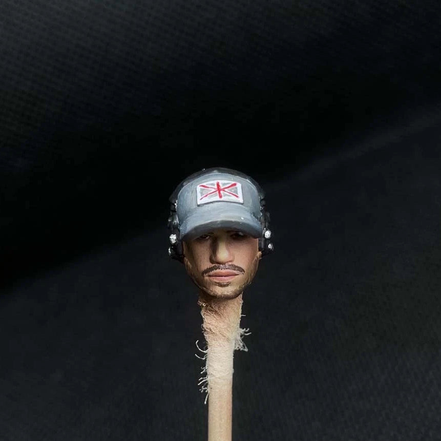 Exquisite Painted 1/18 Gaz Man Head Sculpt for 3.75-inch Action Figures