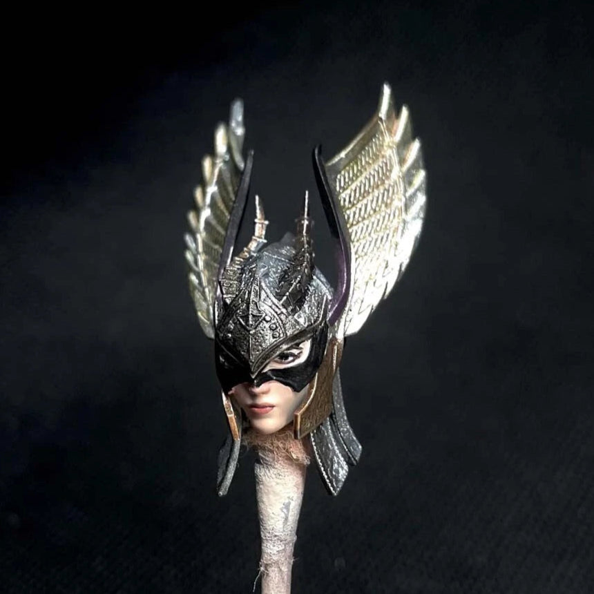 Premium 1/18 Female Angel Head Sculpt for 3.75" Action Figure